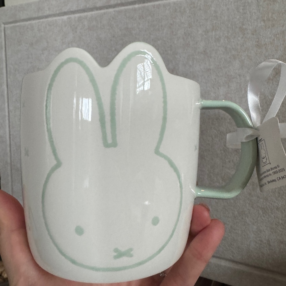 MIFFY by magenta Classic Mint Green Ceramic Mug NWT ✨